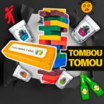 Jogo de bebida para festa tombou, tomou.