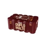 Caixa de cerveja duplo malte com 15 latas de 269ml