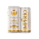 Duas latas de cerveja 269 ml Império
