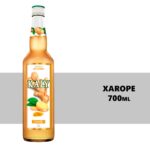 Garrafa de xarope de gengibre para drinks como Moscow Mule
