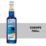 Garrafa de xarope de laranja blue Kaly 700ml. Peça já!