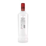Costas da garrafa de Vodka Smirnoff 998ml