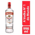 Garrafa de Vodka Smirnoff 998ml. A marca número 1 do mundo
