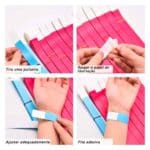 Como usar a pulseira de identificação: instruções passo a passo de aplicação.