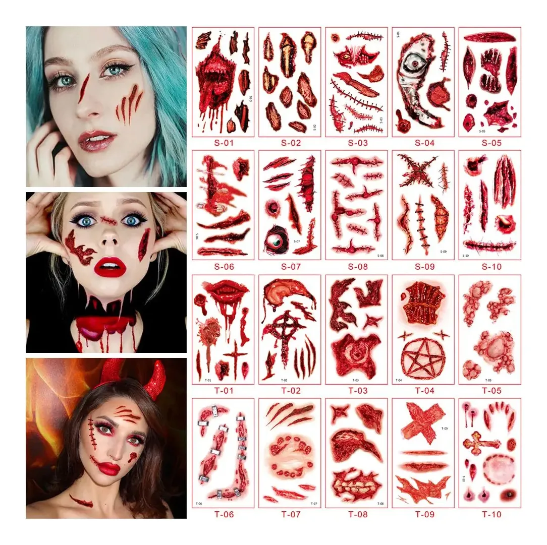 D_NQ_NP_2X_608072-MLA84181438530_052025-F.webp Sangue Artificial Vermelho Escuro — Maquiagem FX 20 ml para Halloween - Imagem 2