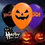 Balão Abóbora Halloween — Sortido Preto/Laranja/Roxo (Kit 25 Unidades) - Imagem 5