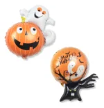 Balão Metalizado Halloween – Kit 10 Unidades (40 cm) Preto - Imagem 7