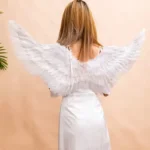 Asa de Anjo com Tiara — Fantasia Adulto e Infantil (Branco ou Preto) - Imagem 9
