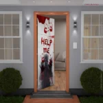 Capa de Porta Decorativa Halloween — Veste Fácil 0,85 × 2,10 m (Tecido com Elástico) - Imagem 5