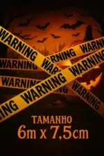 Fita de isolamento halloween – 6m x 7,5cm - Imagem 2