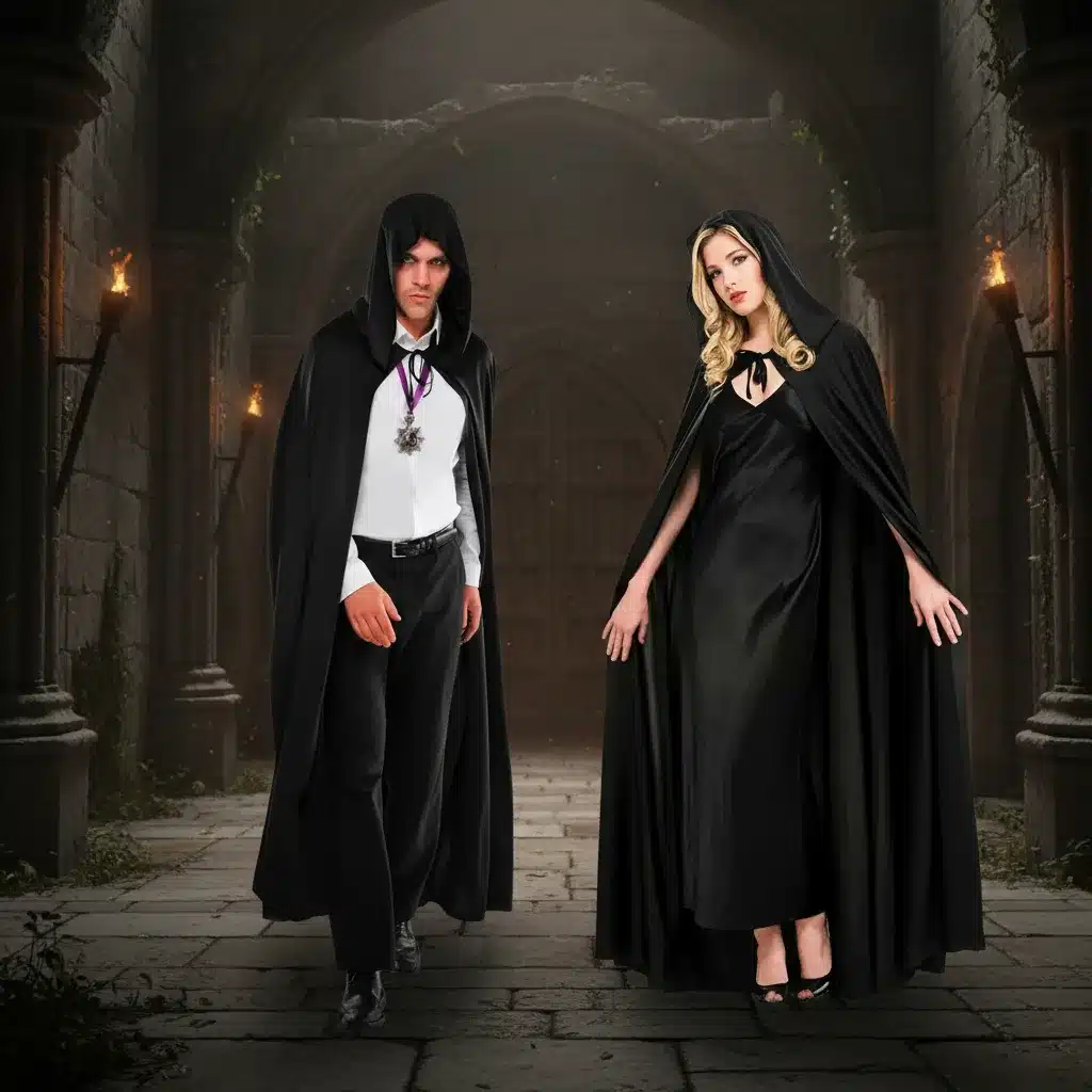 D_NQ_NP_2X_734362-MLB93962424369_102025-F-capa-de-bruxa-vampiro-dracula-halloween-ccapuz-adulto-luxo.webp Capa de Bruxa com Capuz — Adulto Luxo em Cetim (Tamanho Longo) - Imagem 1