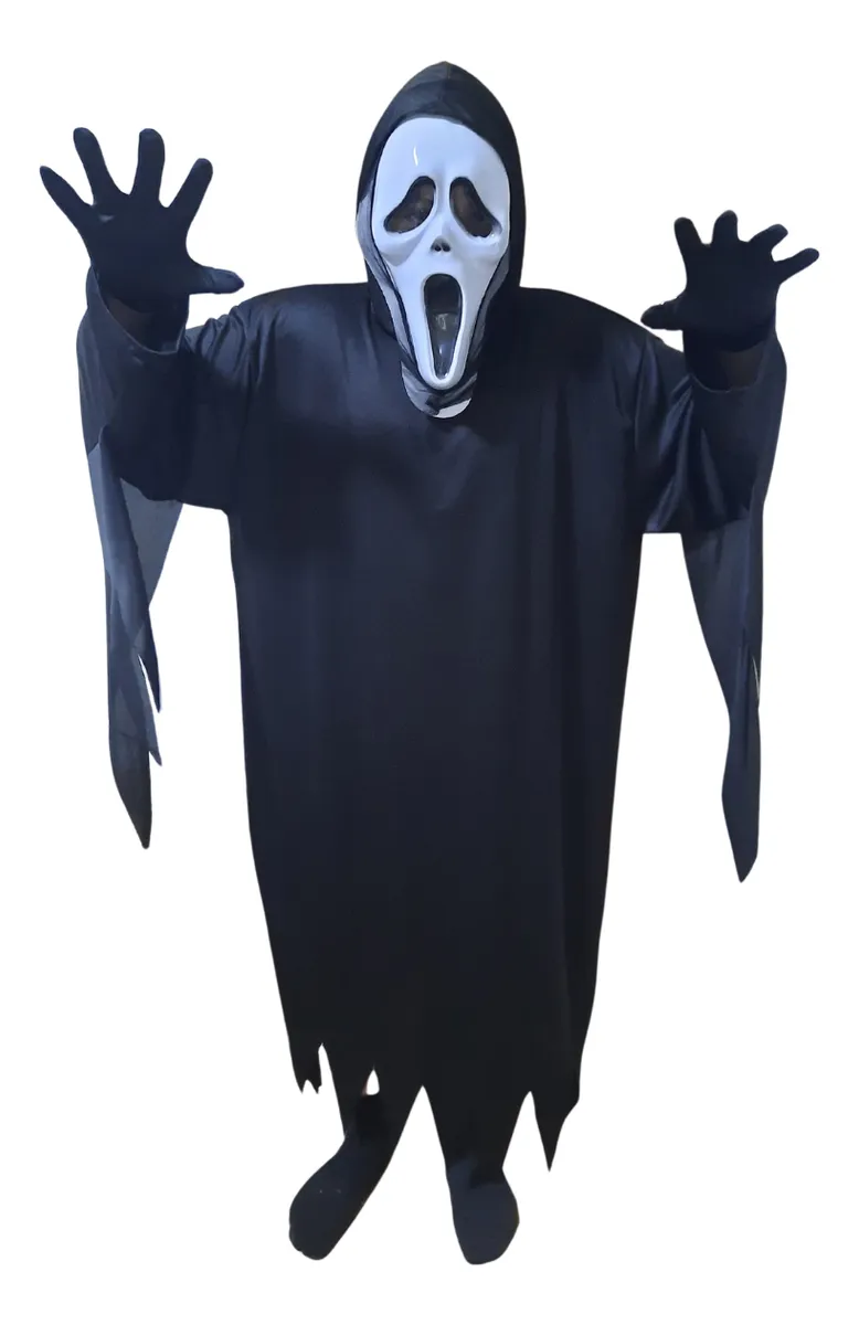 D_NQ_NP_2X_736729-MLB79508803390_102024-F-kit-fantasia-completa-pnico-halloween-tunica-mascara-e-luva.webp Fantasia Terror Mascarado — Kit Completo com Túnica, Máscara e Luvas (Adulto) - Imagem 6