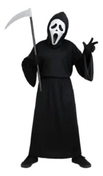 Fantasia Amostradinho — Kit Adulto com Máscara, Túnica e Foice - Imagem 2