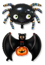 Balão Metalizado Halloween – Kit 10 Unidades (40 cm) Preto - Imagem 3