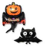 Balão Metalizado Halloween – Kit 10 Unidades (40 cm) Preto - Imagem 4