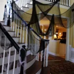 Tecido Gaze Halloween — Teia Decorativa Gigante 1,9 m × 72 cm (Preto) - Imagem 7