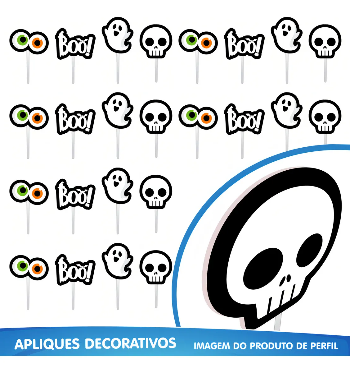 D_NQ_NP_2X_798660-MLA91582508906_092025-F.webp Kit Festa Fácil Halloween — Decoração Completa com 39 Peças - Imagem 5