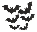 Morcegos EVA Halloween — Kit com 6 Peças Decorativas para Parede