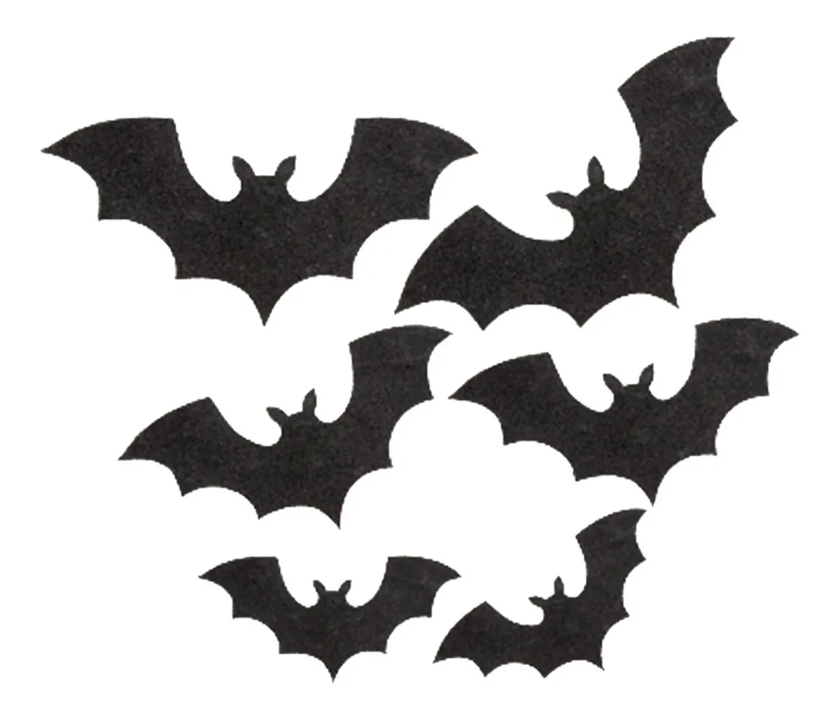 D_NQ_NP_2X_881659-MLB51647269546_092022-F-paineis-halloween-morcegos-6-pecas-eva-decorativos.webp Morcegos EVA Halloween — Kit com 6 Peças Decorativas para Parede - Imagem 1