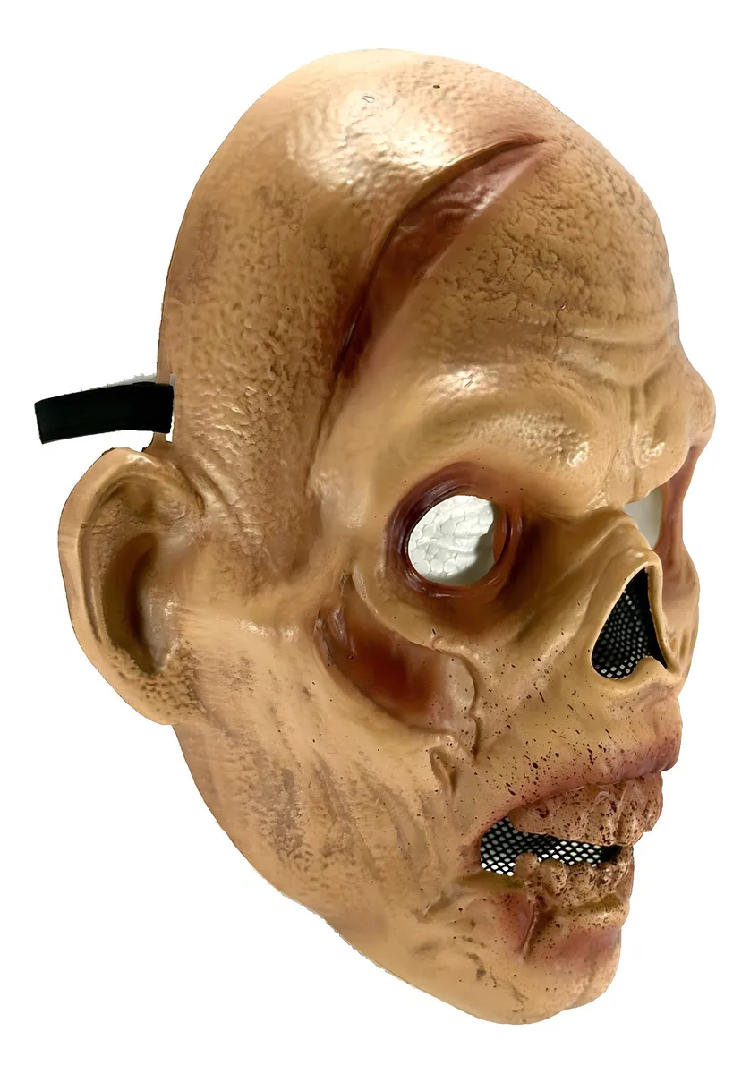 D_NQ_NP_2X_913482-MLU78266787763_082024-F.webp Máscara Zumbi Halloween — Adulto em PVC para Cosplay e Festa - Imagem 3