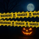 Fita de isolamento halloween – 6m x 7,5cm - Imagem 4