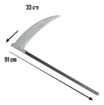 Fantasia Infantil Halloween Morte Com Foice + Óculos De Led - Imagem 6