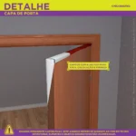 Capa de Porta Decorativa Halloween — Veste Fácil 0,85 × 2,10 m (Tecido com Elástico) - Imagem 4