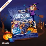 Bala Halloween 500g — Mastigável Tutti Frutti que Pinta a Língua - Imagem 6