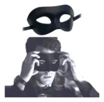 Máscara Baile de Máscaras Preta — Luxo para Casamento, 15 Anos e Festa - Imagem 4