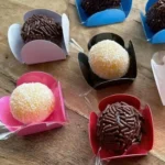 1000 Forminhas 4 Pétalas Para Doces E Festas Escolha Sua Cor