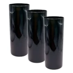 20 Copos Long Drink 330ml Liso Preto Para Personalizar Full
