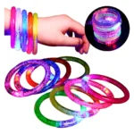 20 Unidades Pulseiras Bracelete De Led Pisca Coloridas Festa