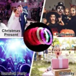 20 Unidades Pulseiras Bracelete De Led Pisca Coloridas Festa