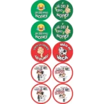 200 Adesivos Corte Da Gravata Casamento Modelos Variados 5cm