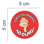 200 Adesivos Corte Da Gravata Casamento Modelos Variados 5cm