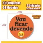 216 Etiquetas Adesivas Hora Da Gravata Casamento 4cm