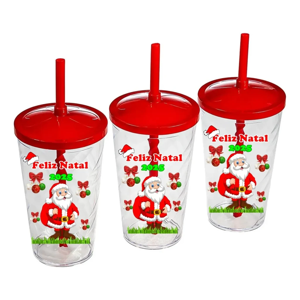 25 Copos Twister Caldereta Personalizado Lembrancinha Natal 25 Copos Twister Caldereta Personalizado Lembrancinha Natal