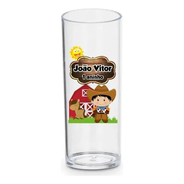 30 Copo Long Drink Lembrancinha Personalizada Safari