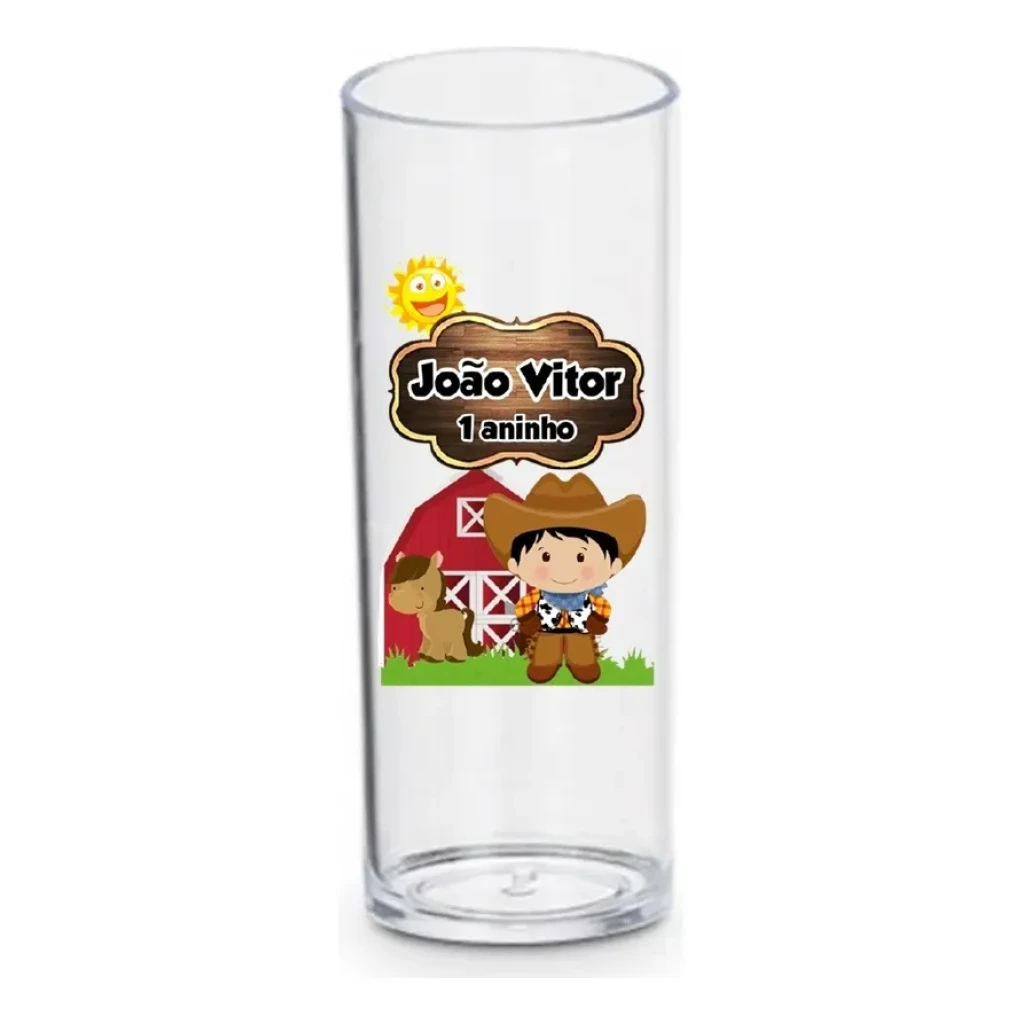 30 Copo Long Drink Lembrancinha Personalizada Safari 30 Copo Long Drink Lembrancinha Personalizada Safari