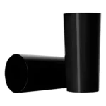 30 Copos Long Drink 330ml Liso Preto Para Personalizar Full