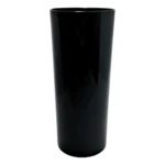 30 Copos Long Drink 330ml Liso Preto Para Personalizar Full