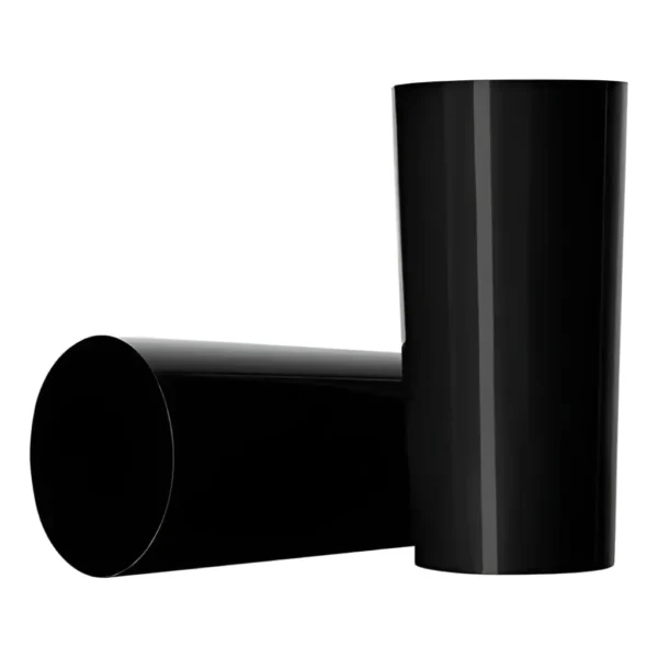 30 Copos Long Drink 330ml Liso Preto Para Personalizar Full