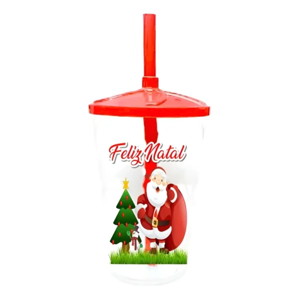 30 Copos Twister Caldereta Personalizado Lembrancinha Natal