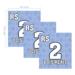 350 Fichas Ticket Bar Quermesse Festa Eventos Consumação