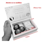 4 Caixas Convite Padrinhos Casamento Com Manual Para Gravata