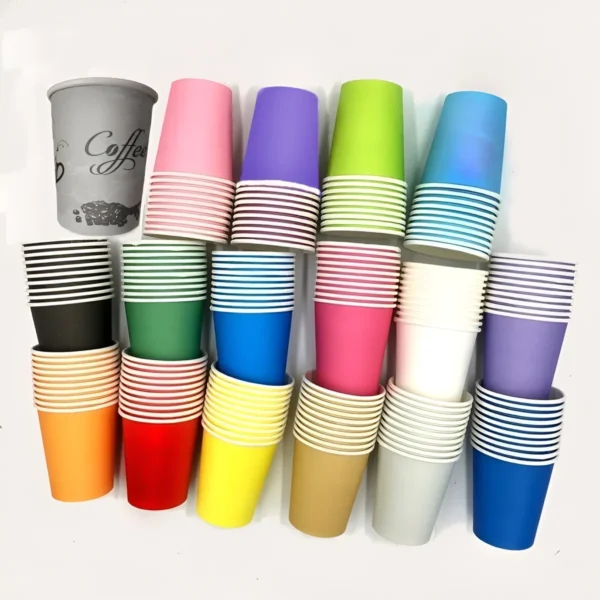 48 Copos De Papel Coloridos Festa Aniversario Descartável