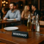 5 Peças Placa Reservado Mesa Casamento, Restaurante, Festa