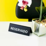 5 Peças Placa Reservado Mesa Casamento, Restaurante, Festa