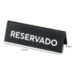 5 Peças Placa Reservado Mesa Casamento, Restaurante, Festa
