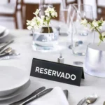 5 Peças Placa Reservado Mesa Casamento, Restaurante, Festa